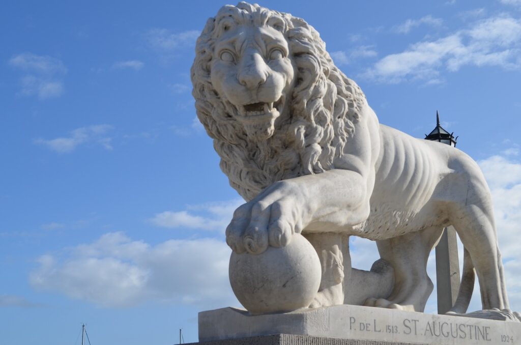 st augustine bride of lions